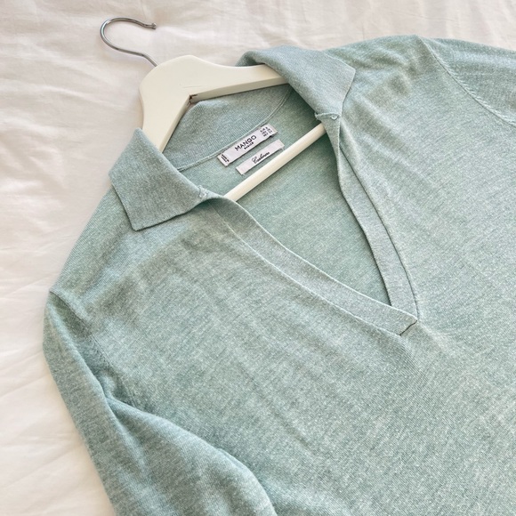 Mango - Cashmere polo sweater - Picture 2 of 2
